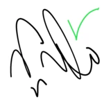 draw signature android application logo